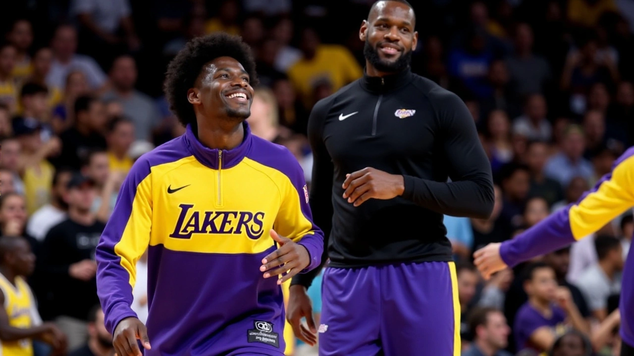 LeBron e Bronny James Fazem História: Pai e Filho Jogam Juntos nos Lakers