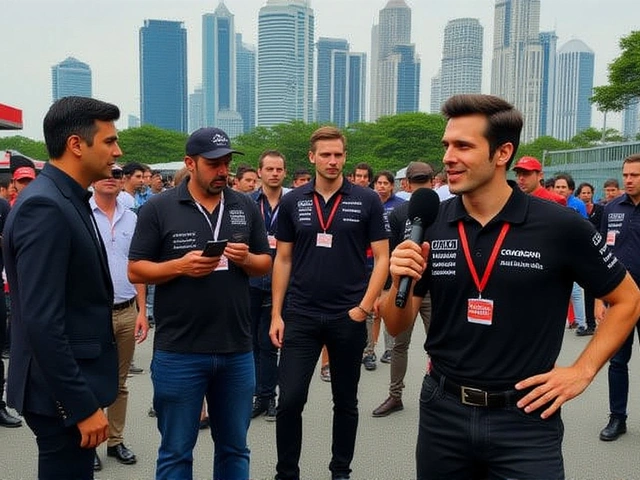 Band paga dívida e garante Mariana Becker ao vivo no GP de Singapura